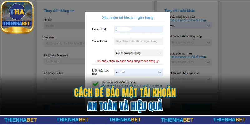 Cách để bảo mật tài khoản an toàn và hiệu quả