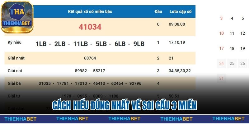 Cách hiểu đúng nhất về soi cầu 3 miền